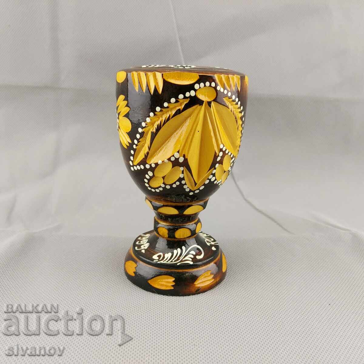 Old handmade wooden pencil holder #2858 - 5 Old handmade wooden pencil holder #2858 - 5