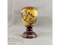 Παλιά χειροποίητη ξύλινη θήκη μολυβιών #2861