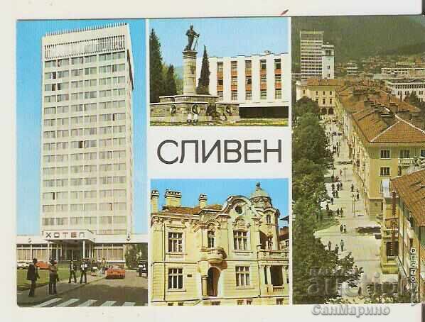 Κάρτα Βουλγαρία Σλίβεν 3* Κάρτα Βουλγαρία Σλίβεν 3*