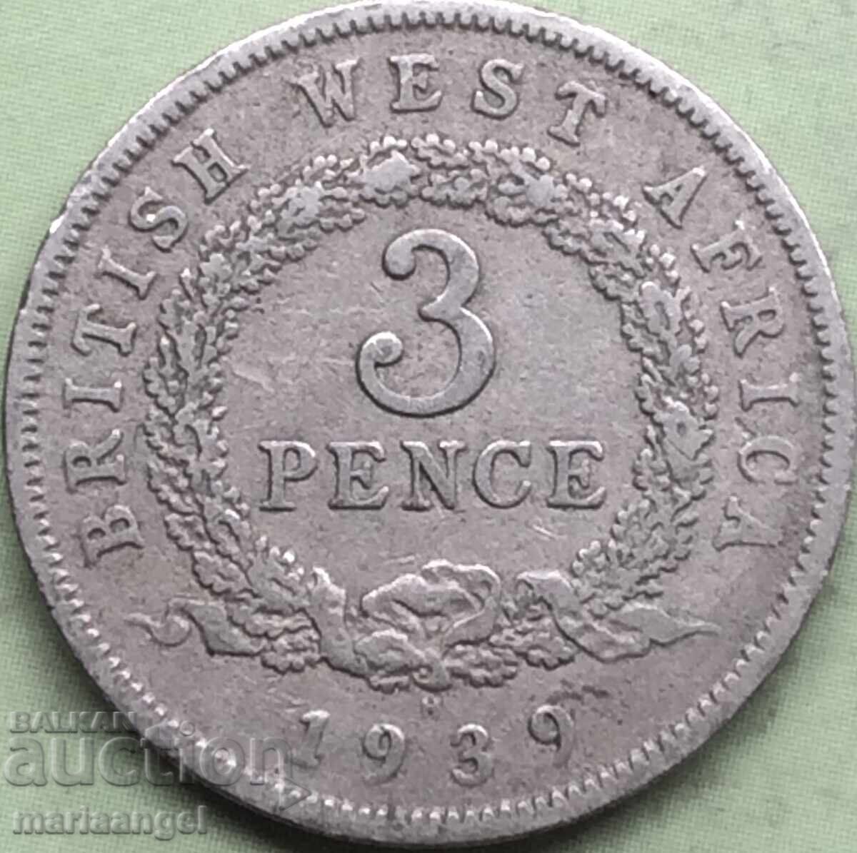 3 Pence 1939 Great Britain George V - Uncommon - 5 3 Pence 1939 Great Britain George V - Uncommon - 5
