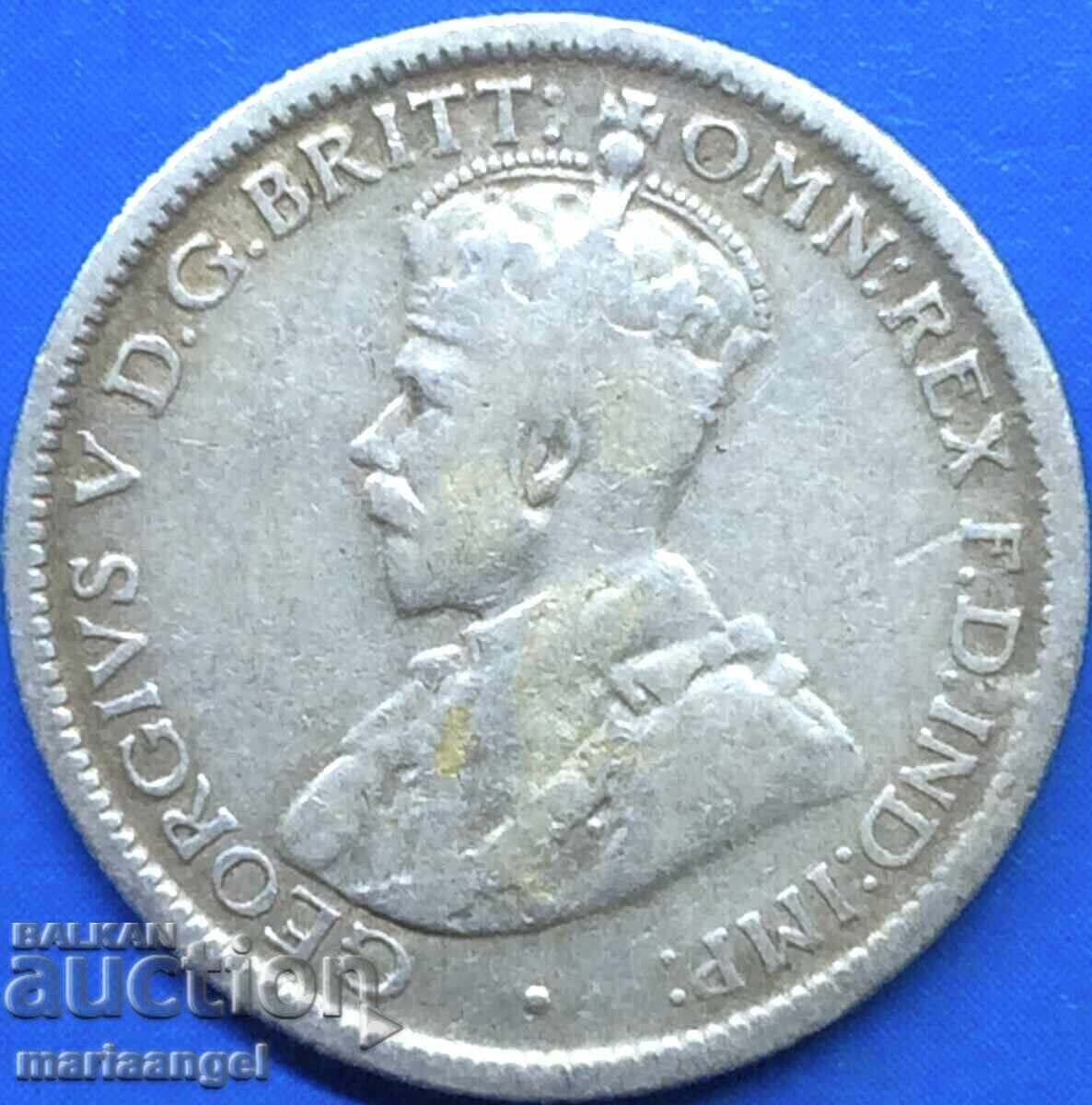6 Pence 1914 George V Australia Silver with price 19.00 BGN | € 9.71