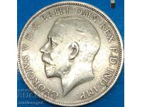 Μεγάλη Βρετανία 1 Florin 1918 George V Silver Rare