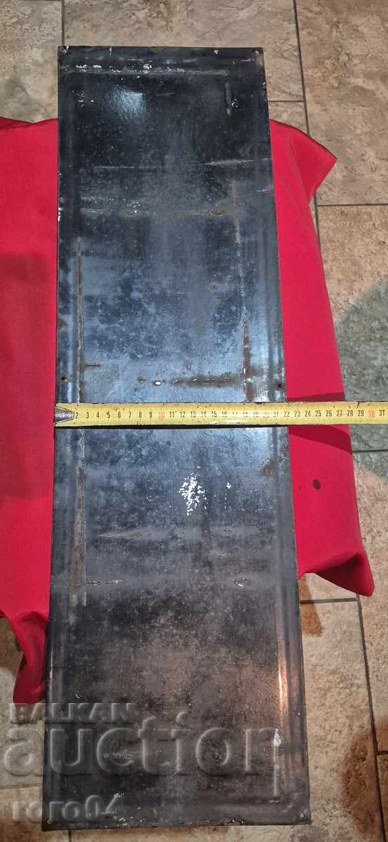 LARGE OLD ENAMELED SIGN - 6