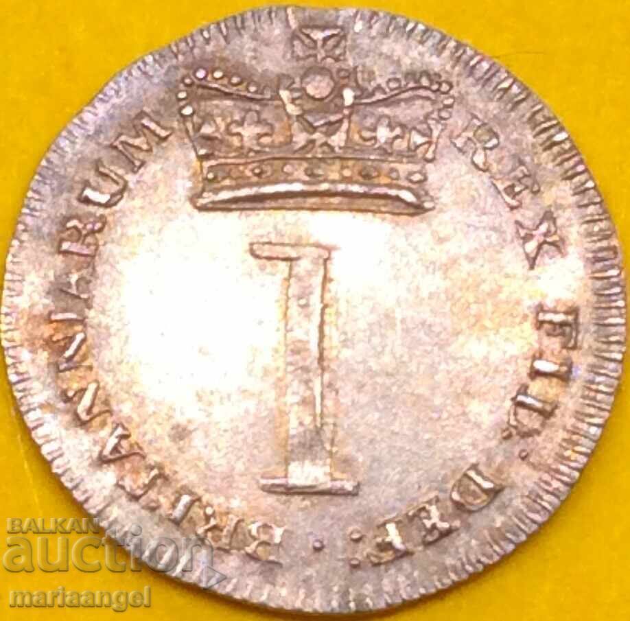 United Kingdom 1 Penny 1818 Maundy George II Silver - 7