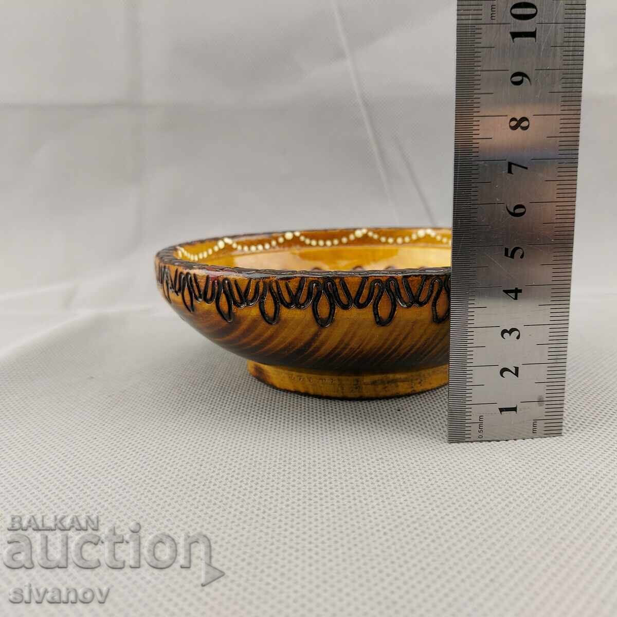 Стара дървена купа, ръчно изработена #2868 - 7 Стара дървена купа, ръчно изработена #2868 - 7