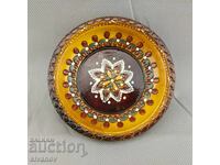 Стара дървена купа, ръчно изработена #2868