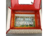 Cutie veche de bijuterii cu fotografie FC Levski 1965 #2871