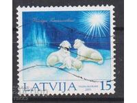 Клеймована марка Коледа 2001 от Латвия