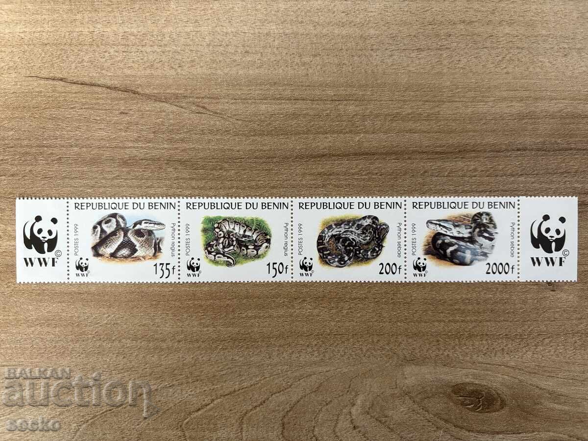 Benin - Snakes (1999) MNH Benin - Snakes (1999) MNH