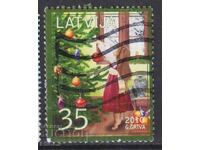 Postage Stamp Christmas 2010 from Latvia
