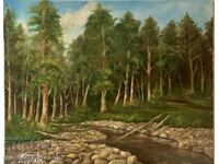 Denitsa Garelova Oil Painting 50/40 "Forest Freshness"