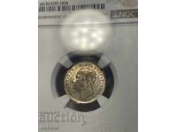 50 de cenți 1891 g. NGC AU55