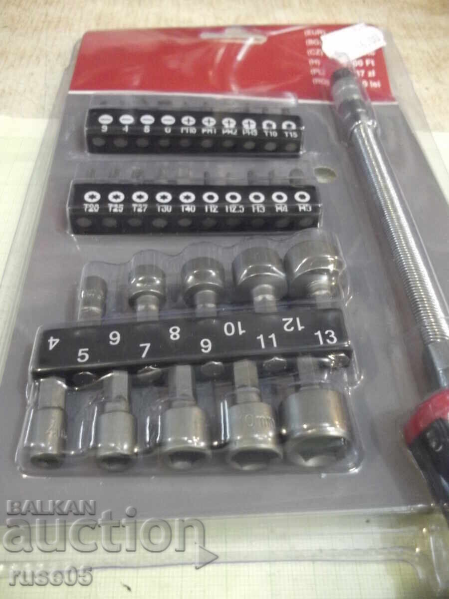 Παράδοση Κατσαβίδι εύκαμπτο και σετ μύτες 31 τεμαχίων καινούργιο