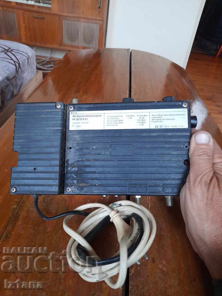 Усилвател за кабелна телевизия с цена 55.00 лв. | € 28.12 Усилвател за кабелна телевизия с цена 55.00 лв. | € 28.12