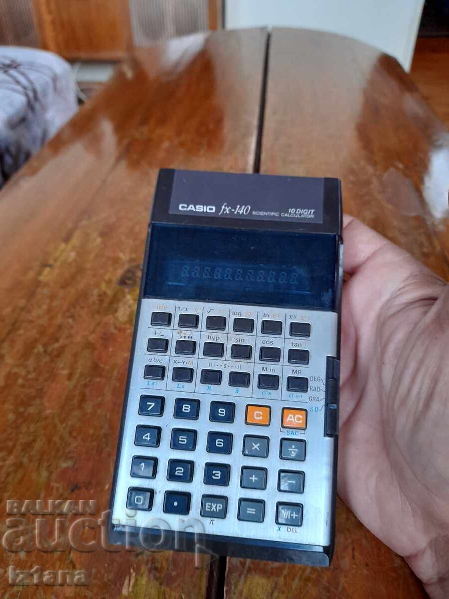 Παλιός κομπιουτεράκι Casio FX-140 με τιμή 65.00 BGN | € 33.23 Παλιός κομπιουτεράκι Casio FX-140 με τιμή 65.00 BGN | € 33.23
