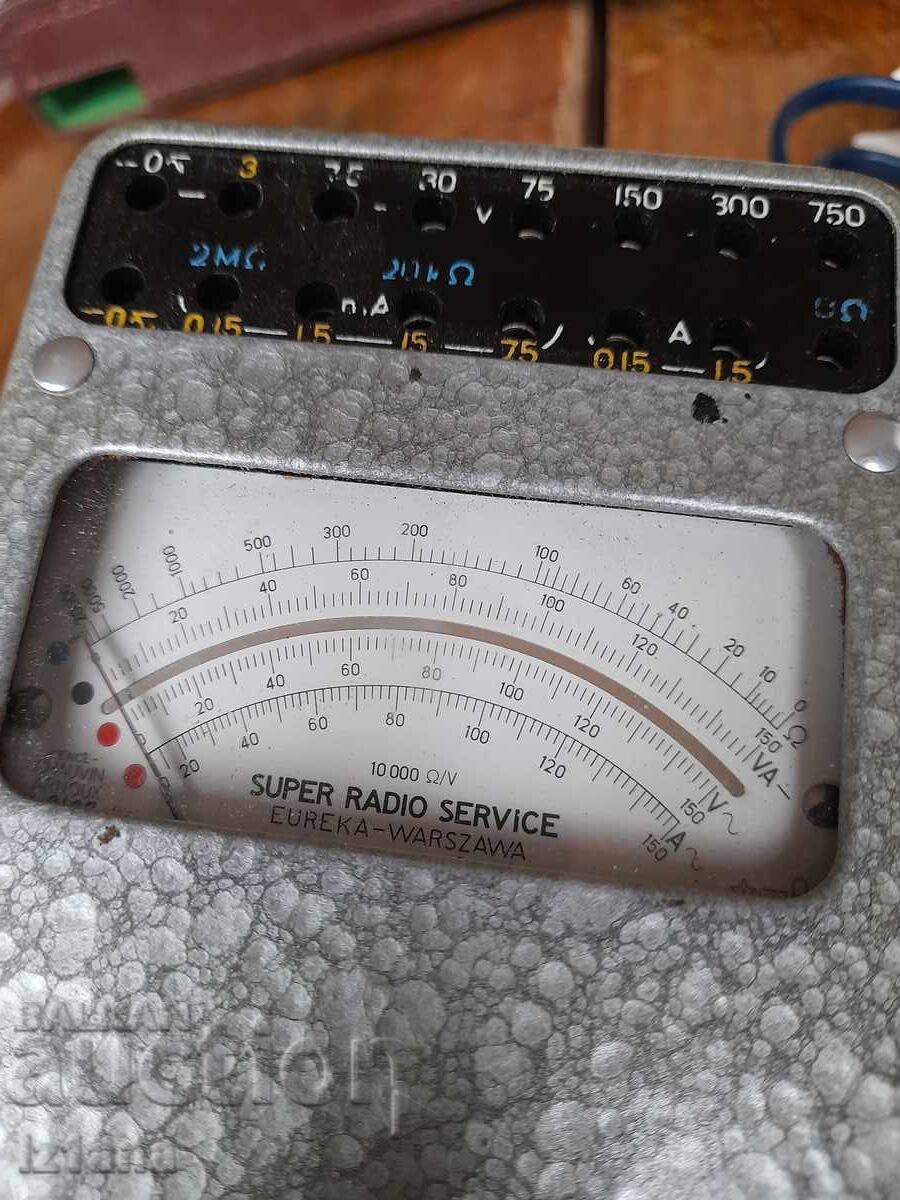 Auction  Old multimeter Eureka