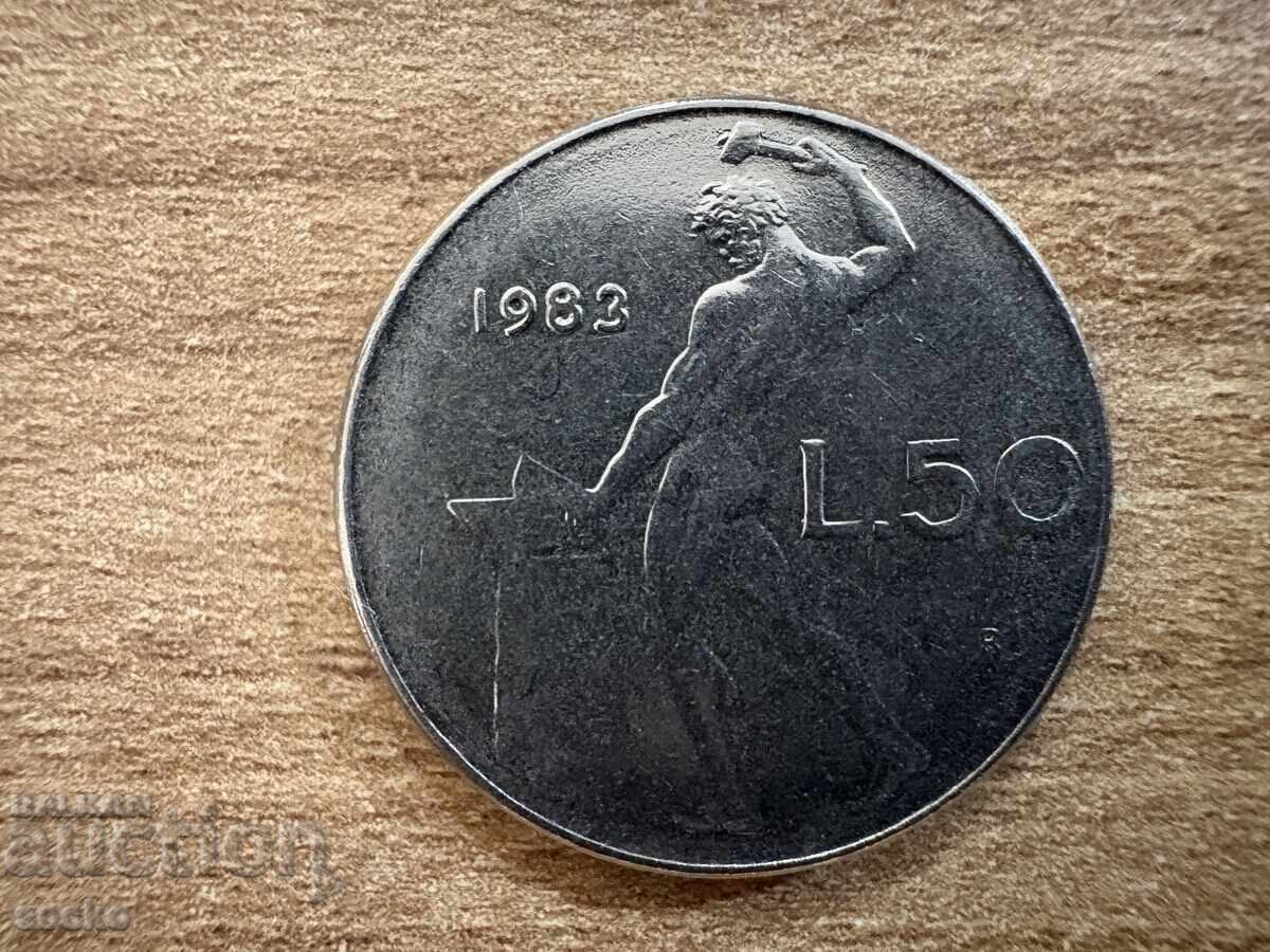 Italy - 50 Lire (1983)