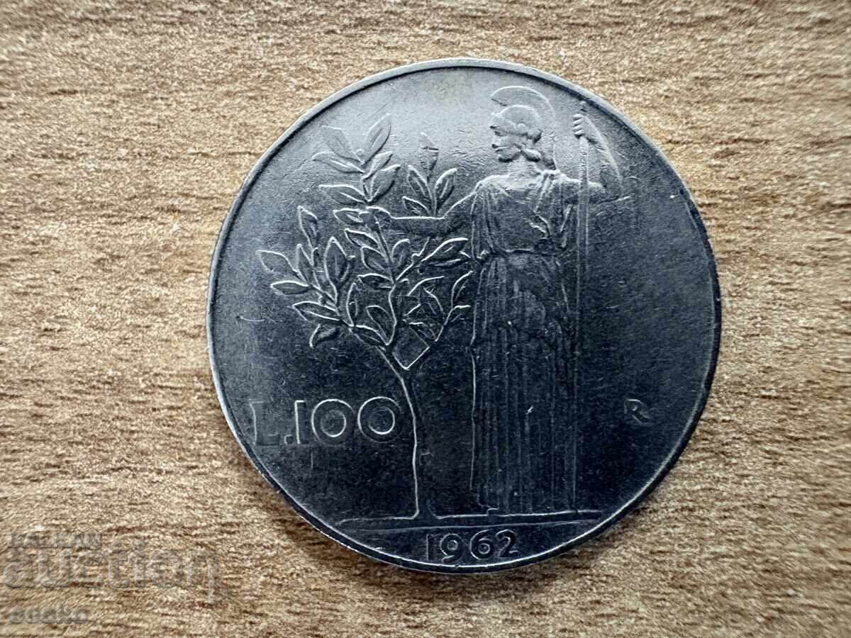 Италия - 100 лири (1962)