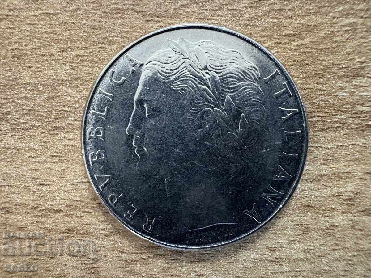 Ιταλία - 100 λιρες (1980) με τιμή 0.20 BGN | € 0.10 Ιταλία - 100 λιρες (1980) με τιμή 0.20 BGN | € 0.10