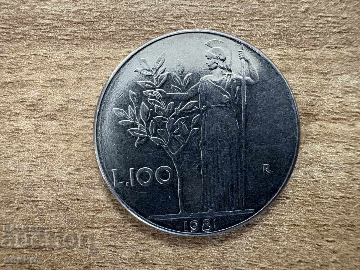Ιταλία - 100 λιρών (1981)