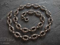 Старо сребърно колие, гердан сребро 21.10.25