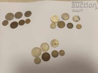 Three lots of coins 1981