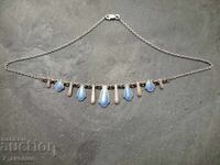 Колие сребро с емайл марково , с печат 21.10.25