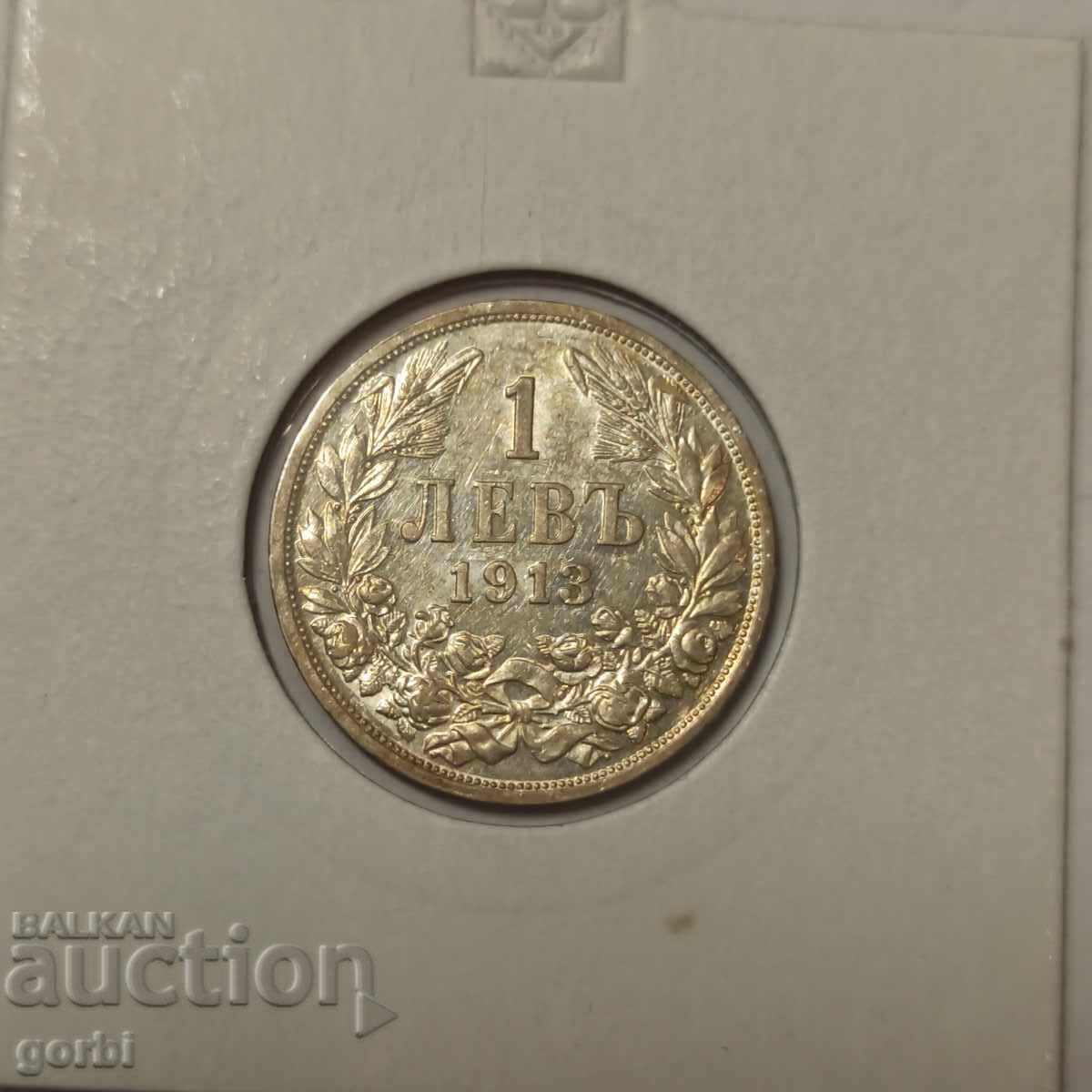 1 leu 1913 g. Excelentă!