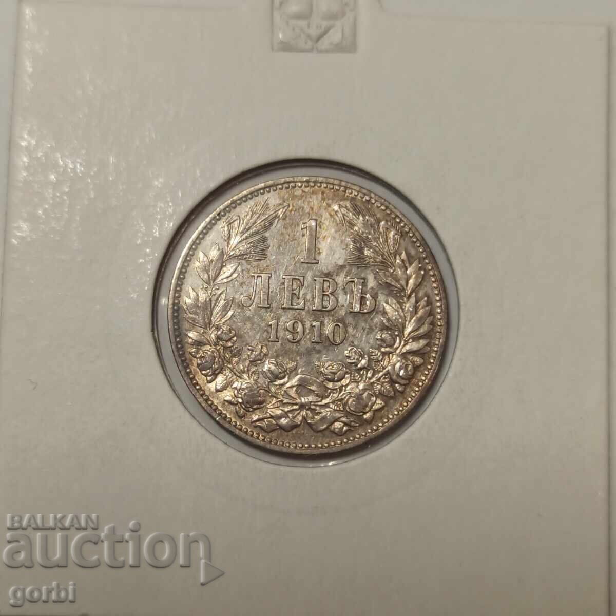 1 leu 1910. Excelentă pentru colecție! cu preț 30.00 BGN | € 15.34