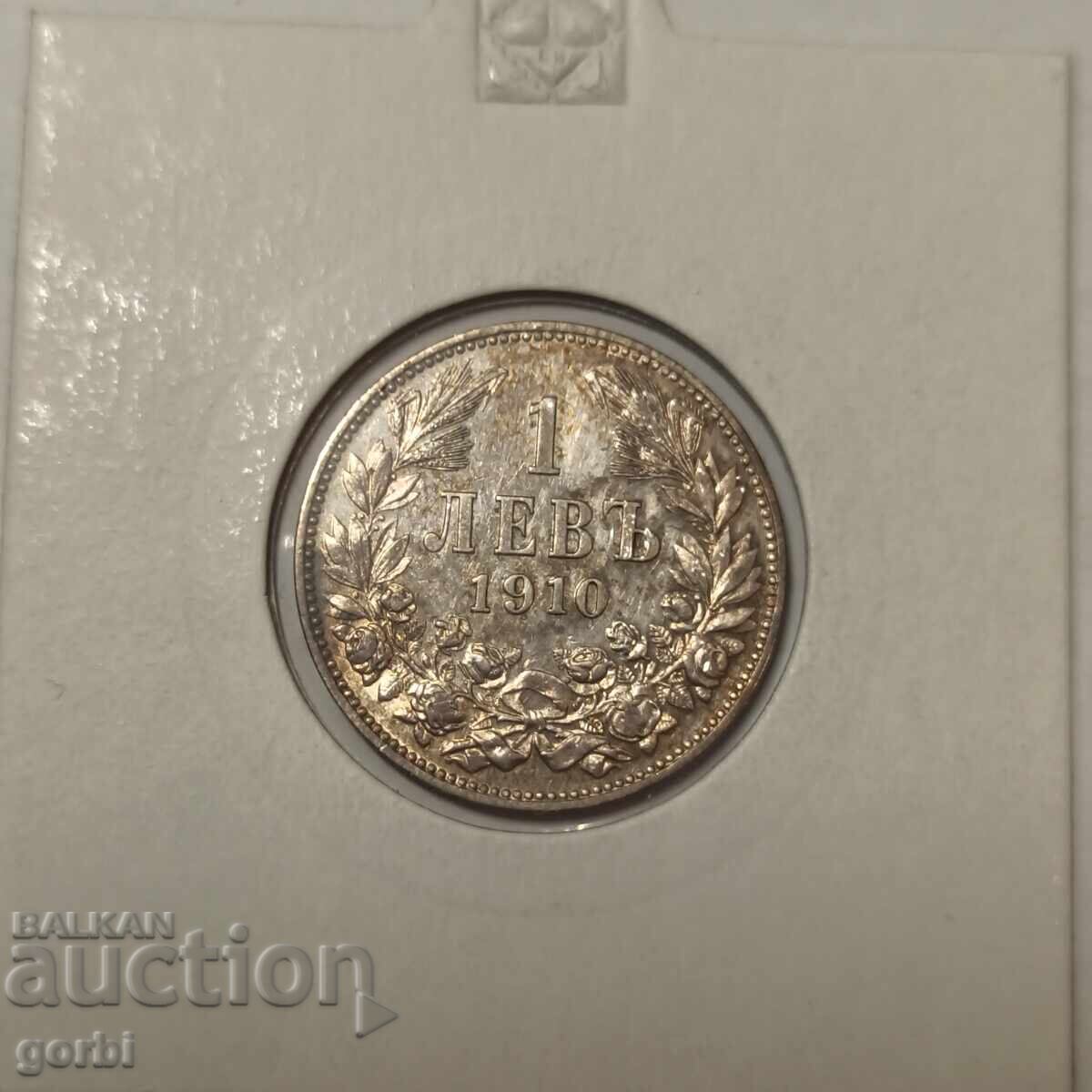 1 leu 1910. Excelentă pentru colecție!
