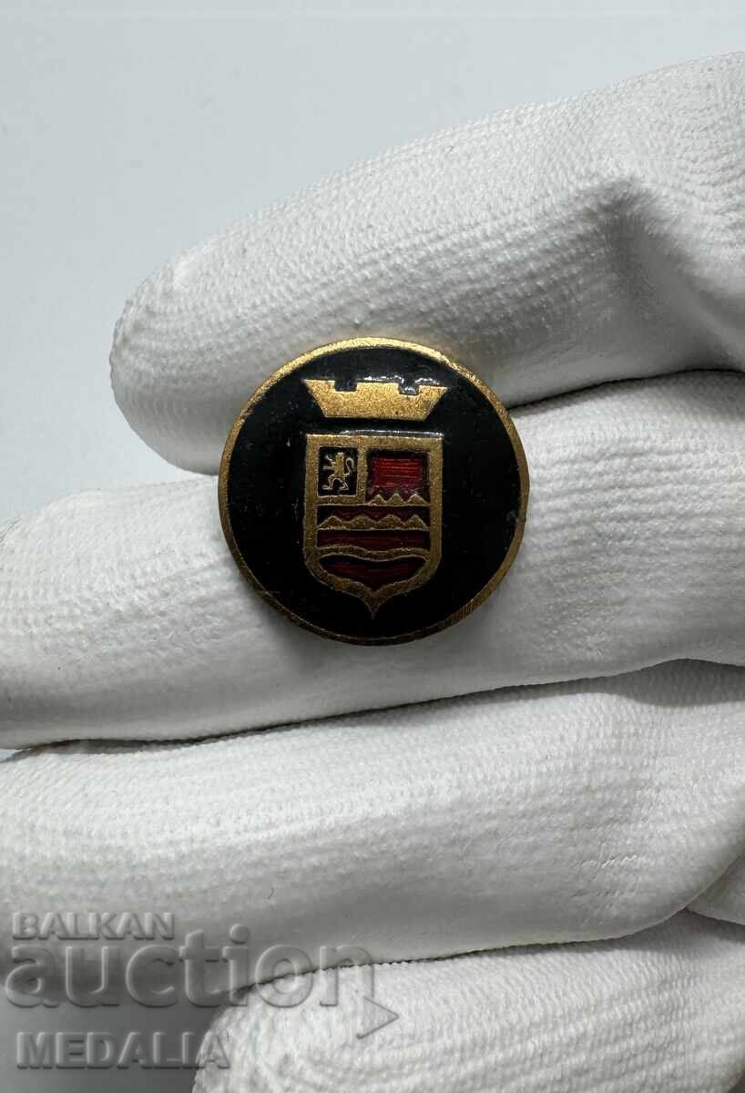 Rare Socialist Enamel Honorary Badge of Plovdiv - with number: 858
