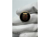 Rară insignă de email socială onorifică Plovdiv - cu numărul: 858