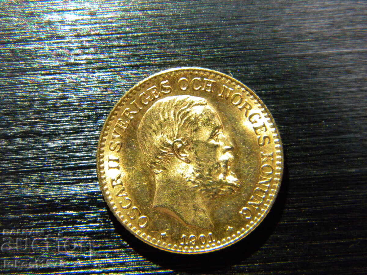 Χρυσός. 1901. 10 κορώνες. Όσκαρ Β'. UNC - 7