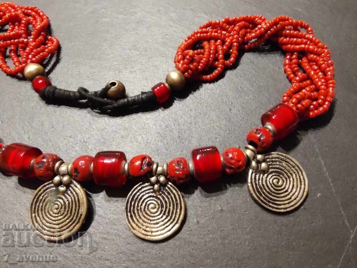 Δημοπρασία Παλαιό κολιέ, περιδέραιο κόσμημα με κοράλλια 22.10.25