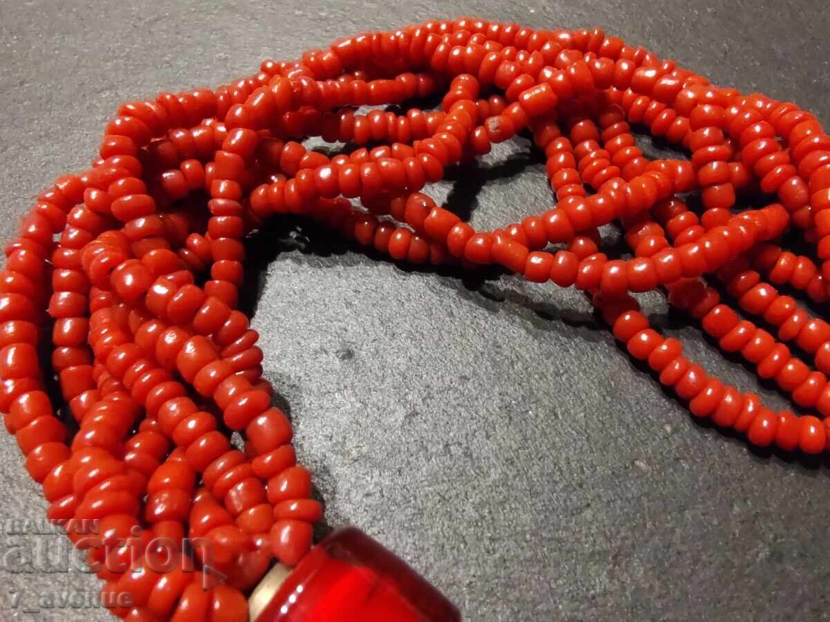 Παλαιό κολιέ, περιδέραιο κόσμημα με κοράλλια 22.10.25 - 7