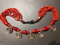 Colier vechi, colier bijuterie cu corali 22.10.25