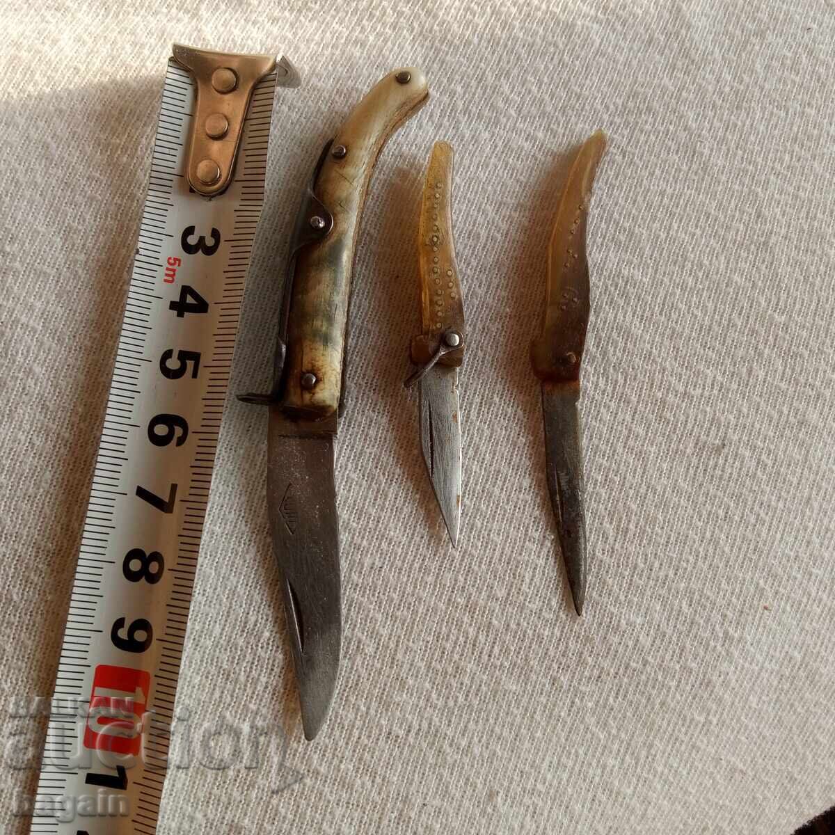 Delivery of Lot of Bulgarian and Spanish knives, stiletto, kinder, navaja