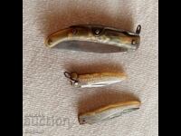 Lot of Bulgarian and Spanish knives, stiletto, kinder, navaja