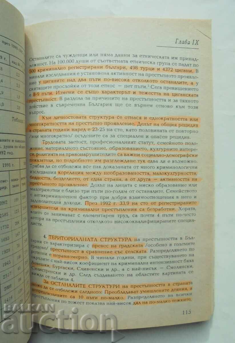 Criminology - Baycho Panev 1995 with price 40.00 BGN | € 20.45 Criminology - Baycho Panev 1995 with price 40.00 BGN | € 20.45