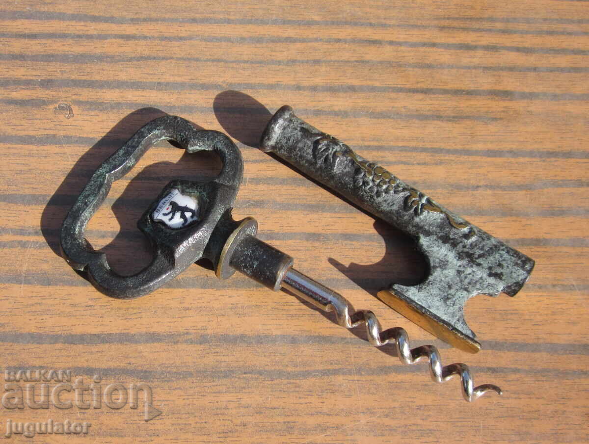 Δημοπρασία Αντίκα γερμανικό μπρούτζινο τιρμπουσόν με ανοιχτήρι μπίρας