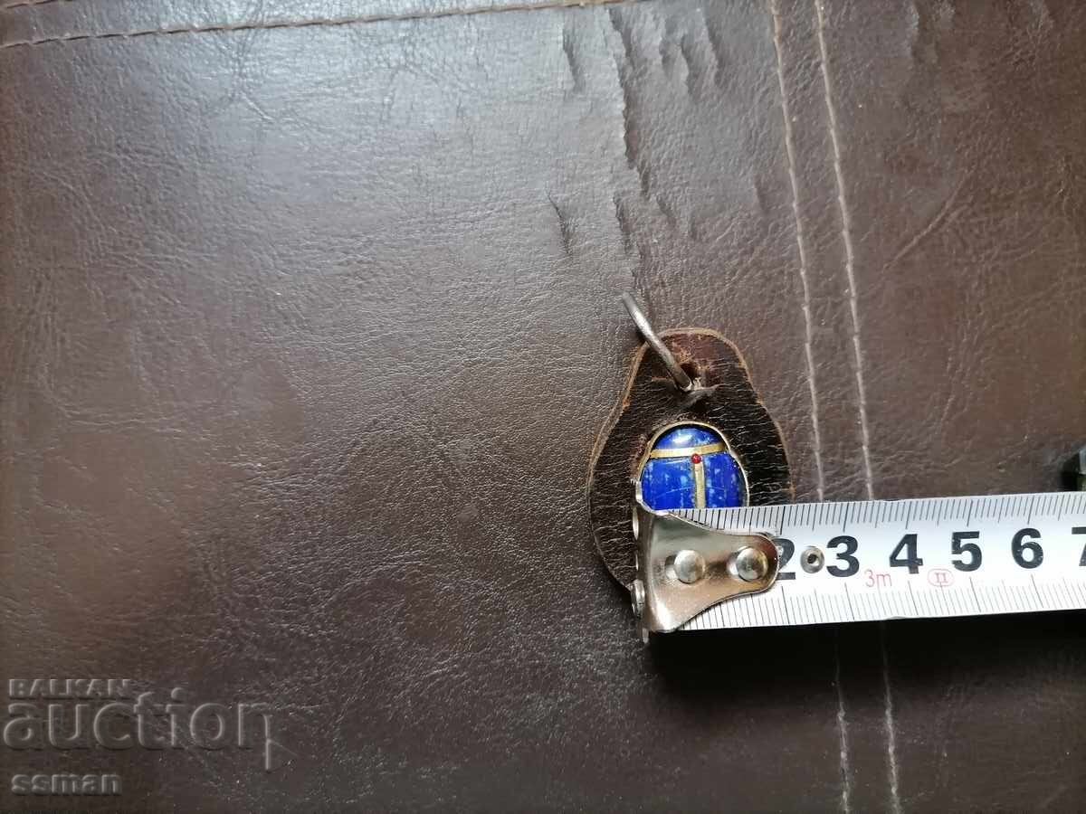 Scarab key chain lapis lazuli - 5 Scarab key chain lapis lazuli - 5