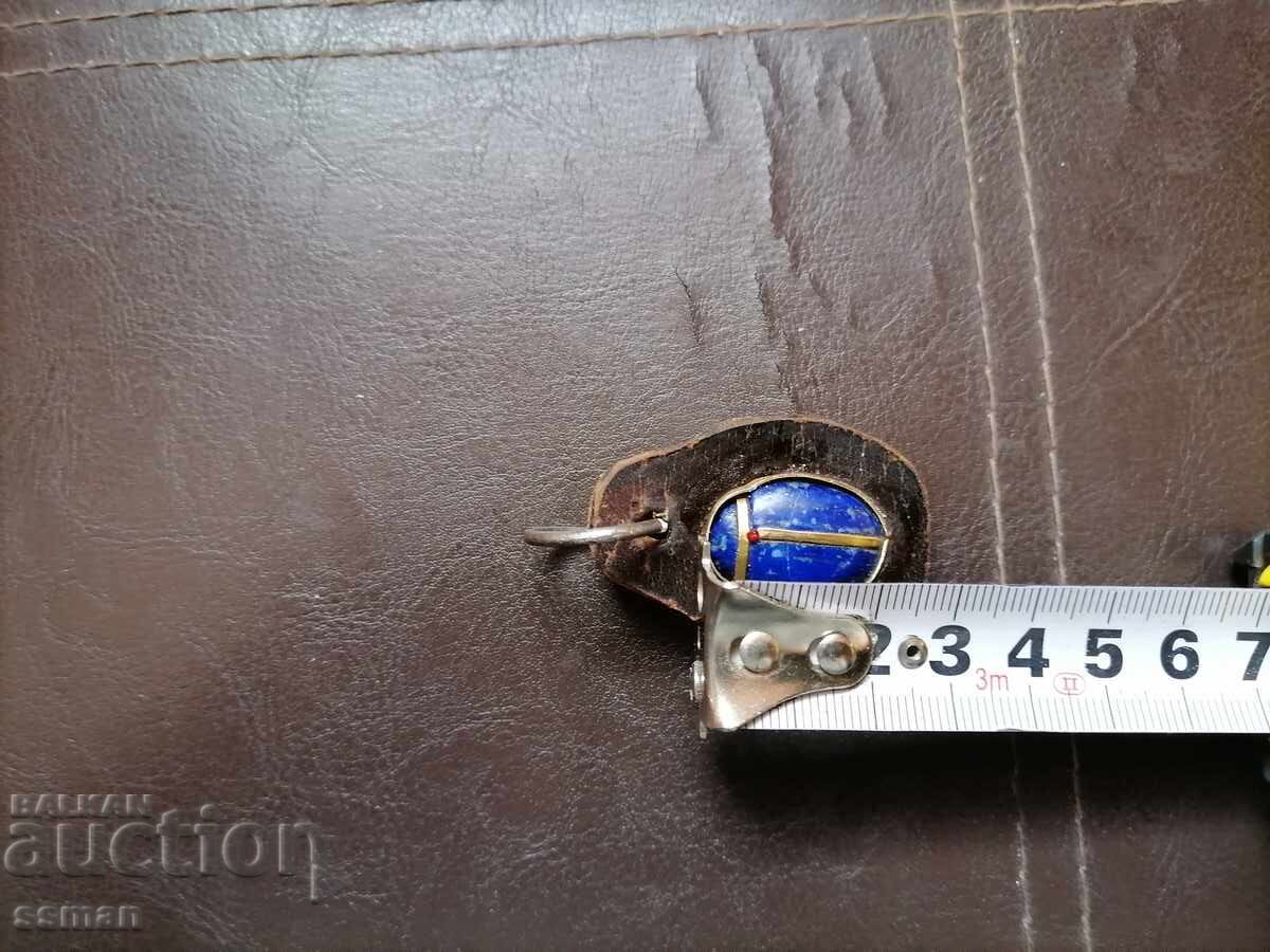 Scarab key chain lapis lazuli - 6 Scarab key chain lapis lazuli - 6