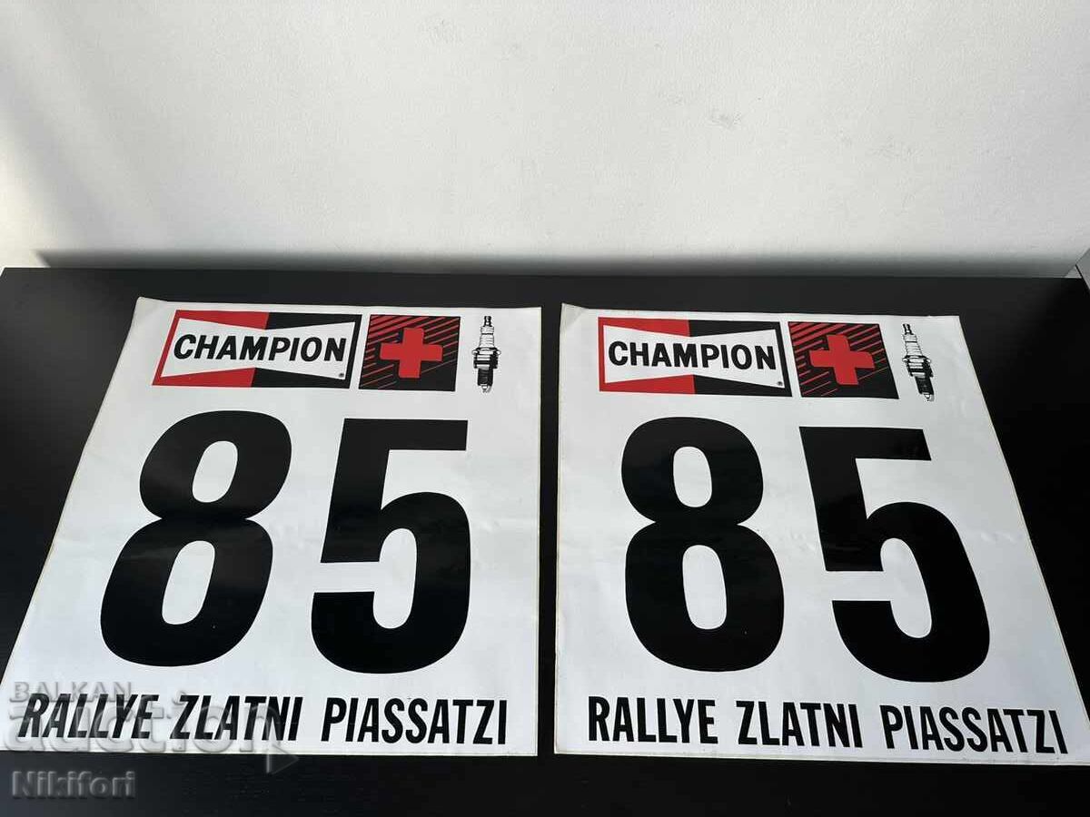 Αυτοκόλλητα Ράλι Αλμπενα Χρυσή Ακτή