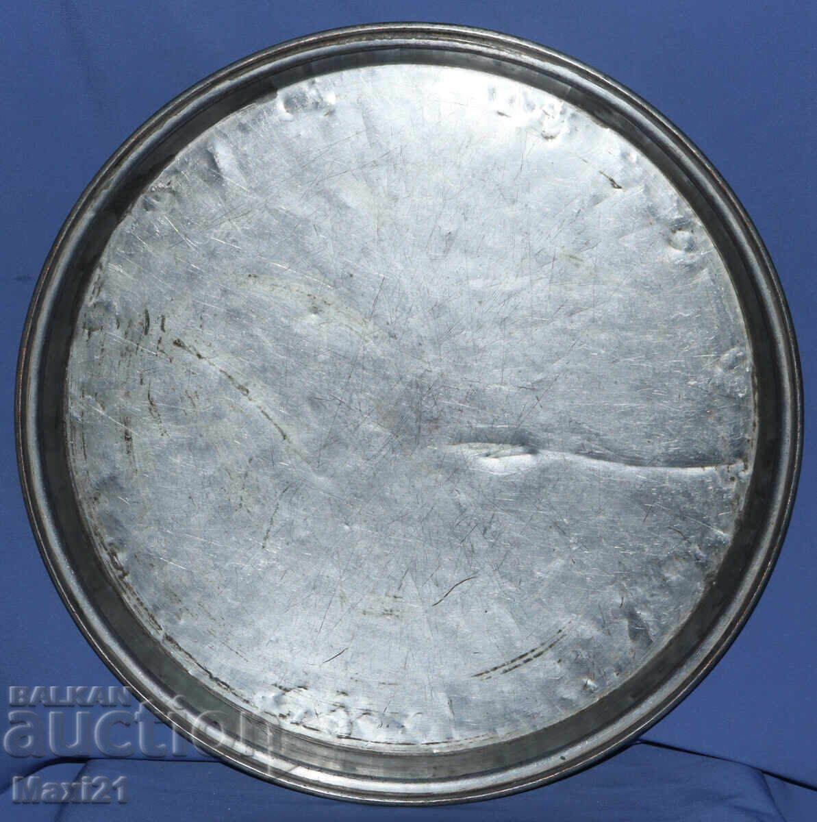 Antique 1940s large copper tin-lined pan with price 300.00 BGN | € 153.39