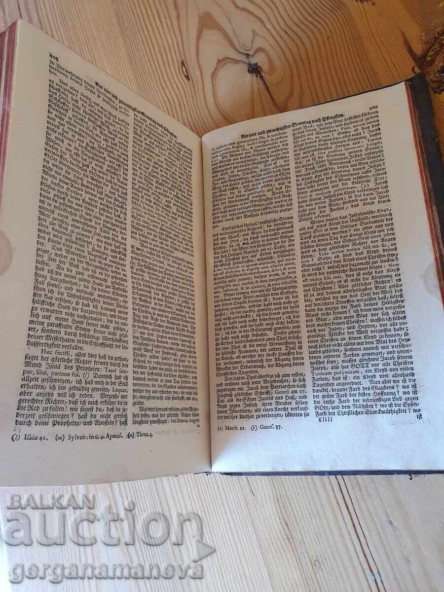Auction  Old church Austrian book, edition 1746