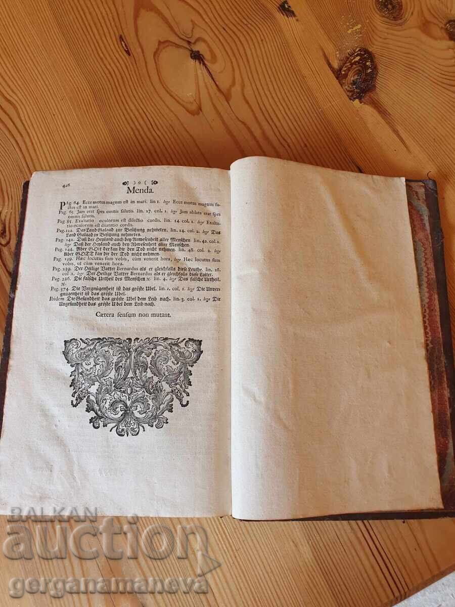 Old church Austrian book, edition 1746 - 5