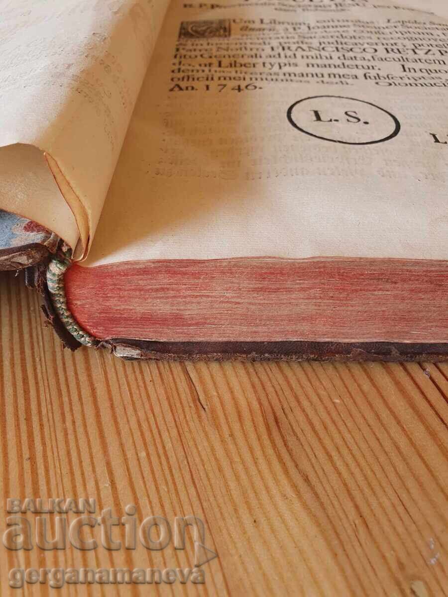 Old church Austrian book, edition 1746 - 6