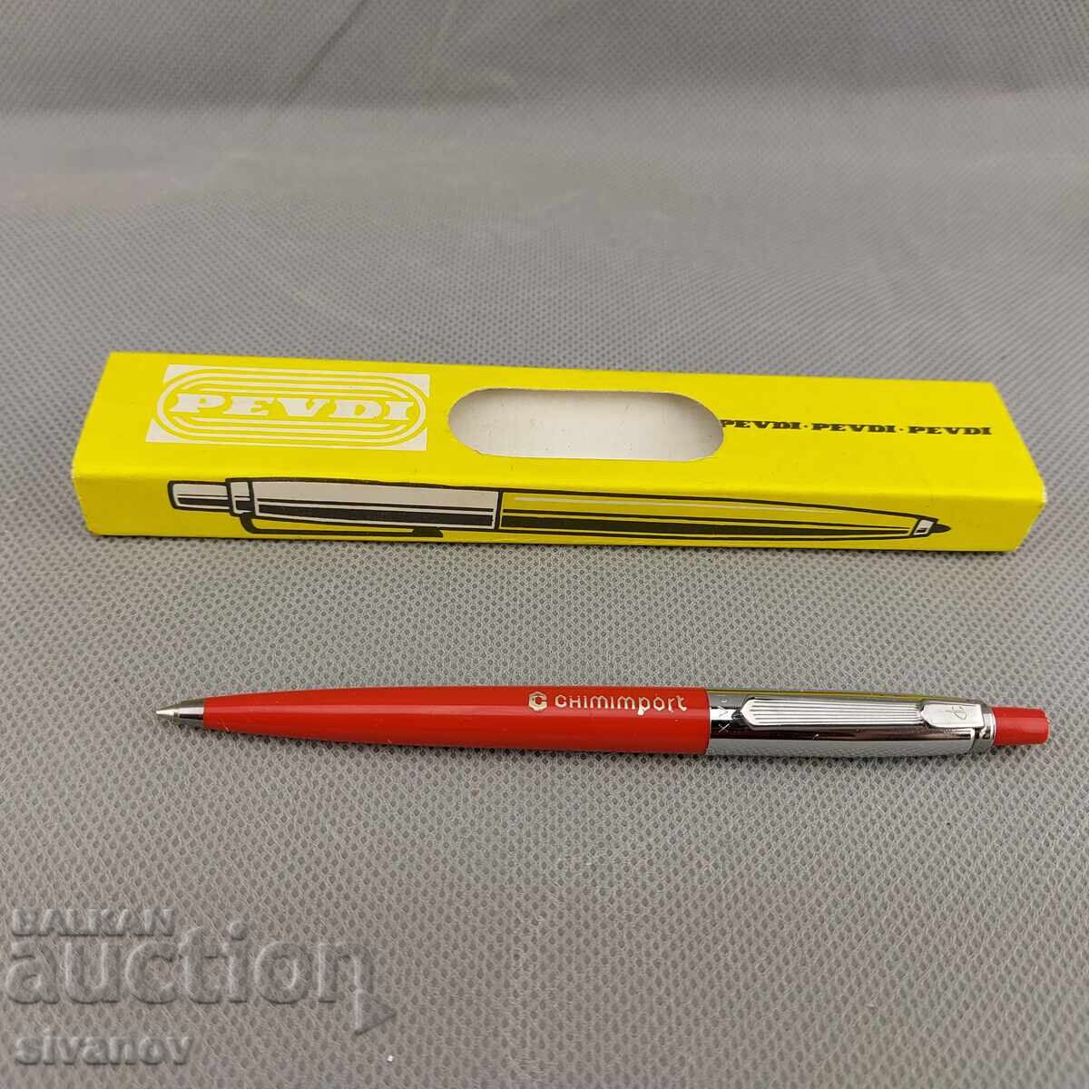 Παλιό στυλό Pevdi Pax κόκκινο με κουτί, Chimimport #2888 με τιμή 24.99 BGN | € 12.78