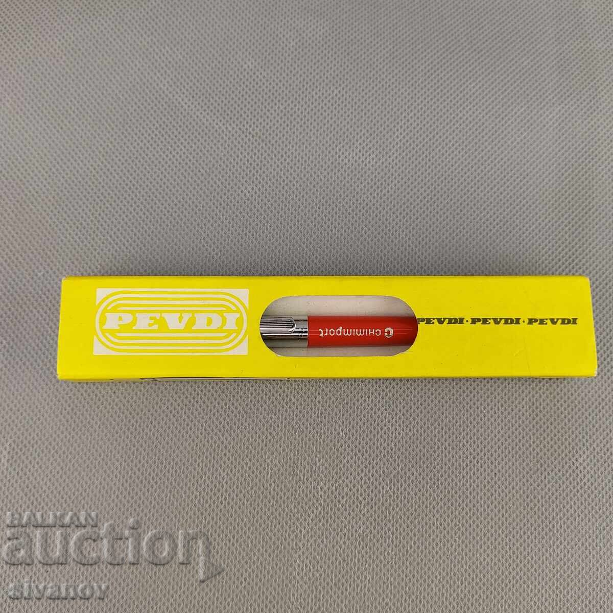 Παλιό στυλό Pevdi Pax κόκκινο με κουτί, Chimimport #2888