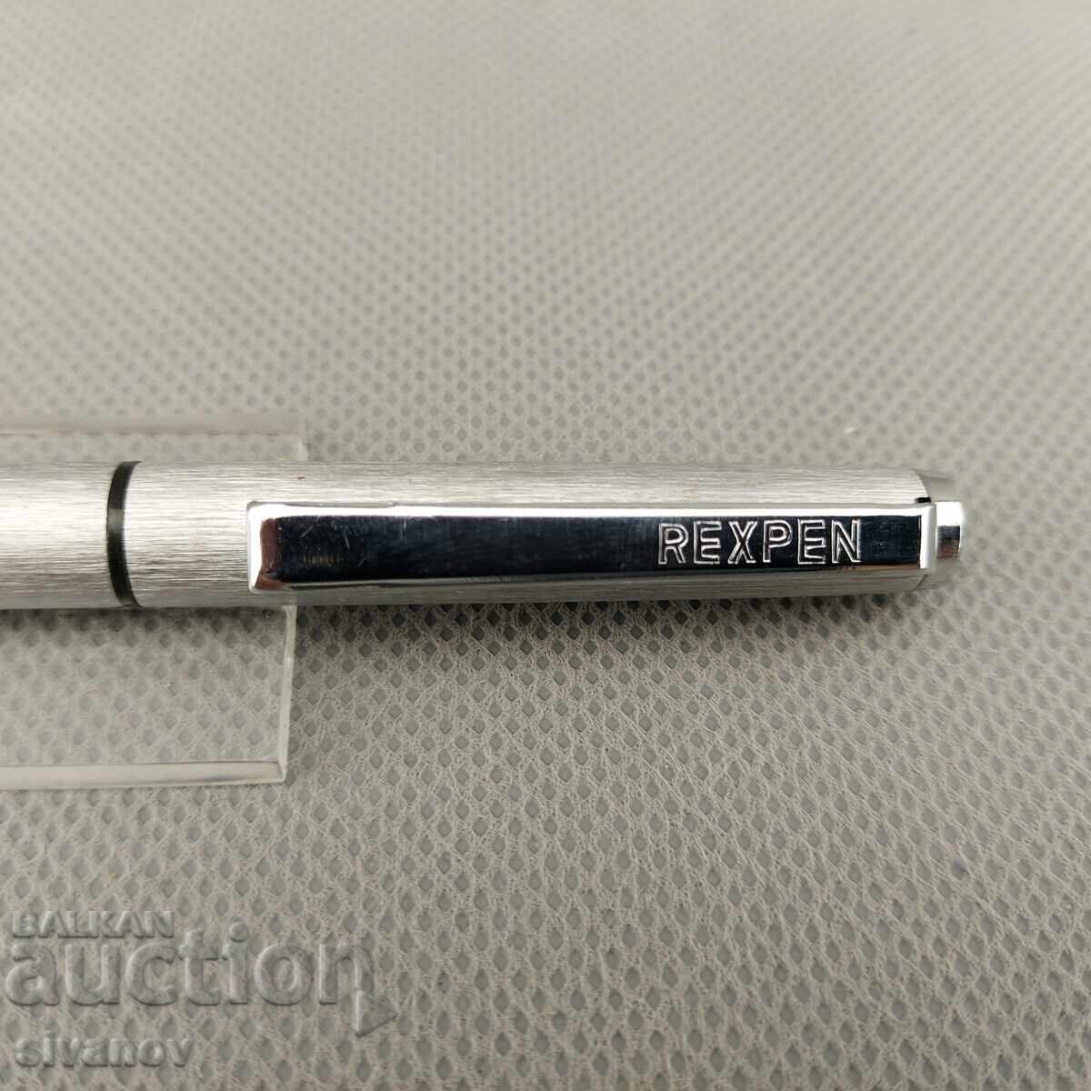 Stilou vechi REXPEN mat metal cromat #2897 cu preț 29.99 BGN | € 15.33
